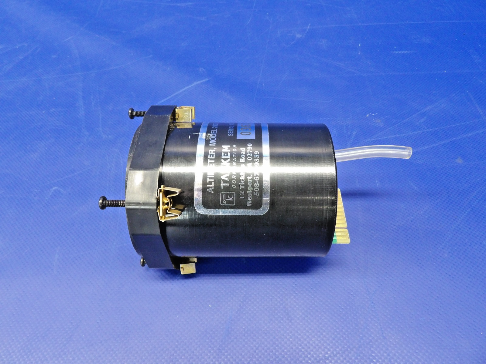 2000 Taskem Precision Altimeter WARRANTY (0426-1218)4