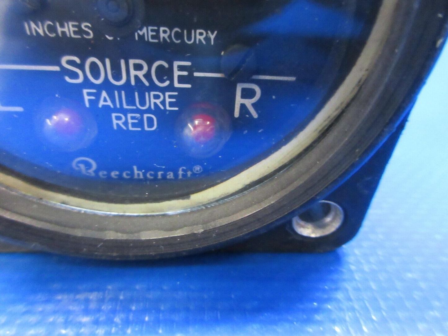 Beech 95-B55 Airborne Instrument Air Suction Gauge P/N 1G9-37 TESTED (1224-1252)