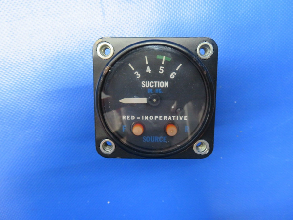 Cessna 337 / P337H Skymaster Airborne Suction Gauge P/N C668519-0103 (0724-1941)