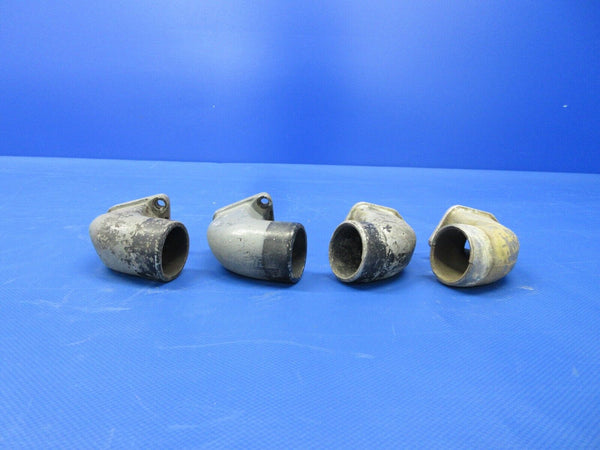 Continental A65 Intake Elbow P/N 4602, 3585 LOT OF 4 (0324-664)