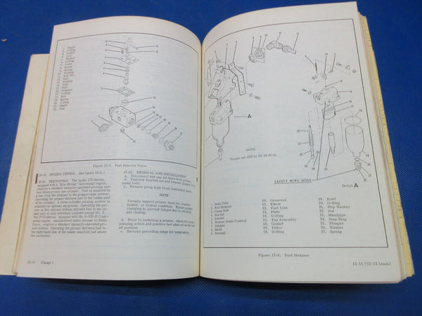 Cessna 172 & Skyhawk 1969 thru 1976 Service Manual P/N D972-13 (1024-1290)