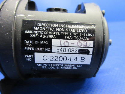Airpath Compass P/N C2200-L4-B LOT OF 2 FOR PARTS (0326-981)3