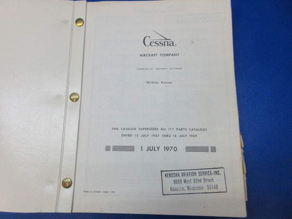 Cessna 177 & Cardinal 1968-1976 & 1968-1971 Parts Catalogs P532-12 (1024-1306)