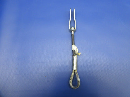 1996 Piper PA-28 Rear Center Belt Attach Cable & Cover P/N 96908-000 (1224-712)