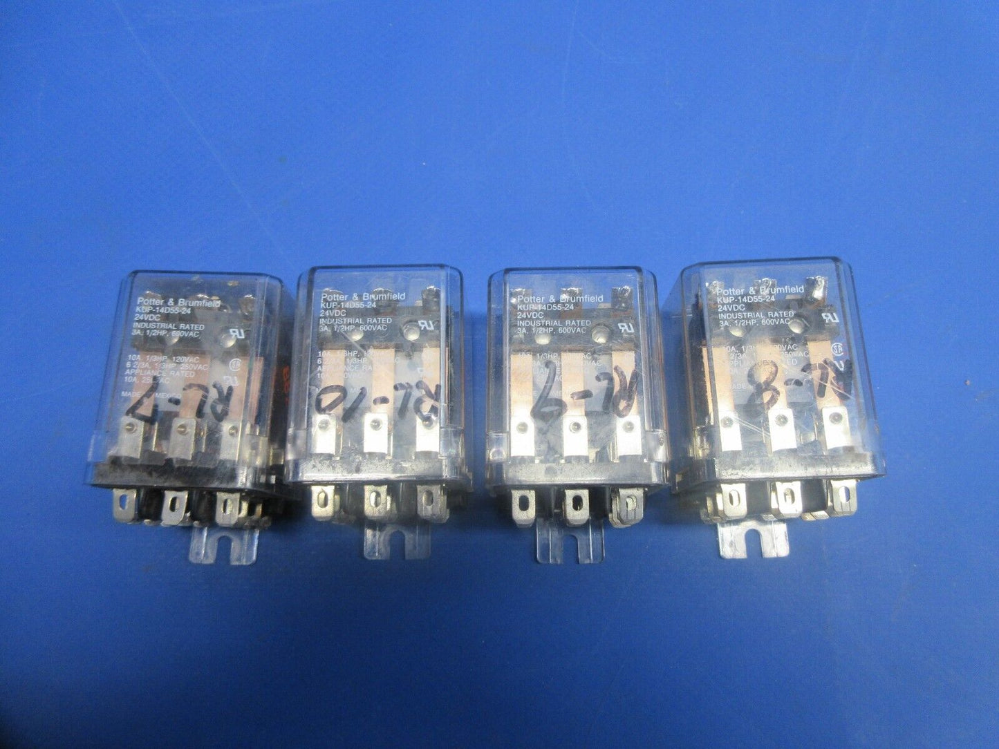 Enstrom 280FX Potter Brumfield Trim Relay 24V KUP-14D55-24 LOT OF 4 (1124-717)
