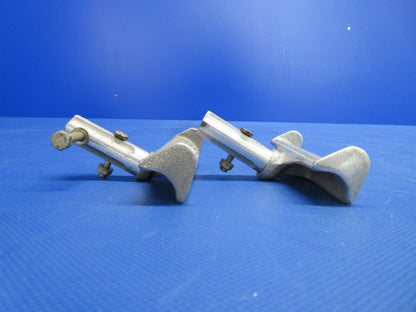 Piper PA-23-235 Aztec Rudder Pedal Co-Pilot Set P/N 17530-02 (0524-1832)