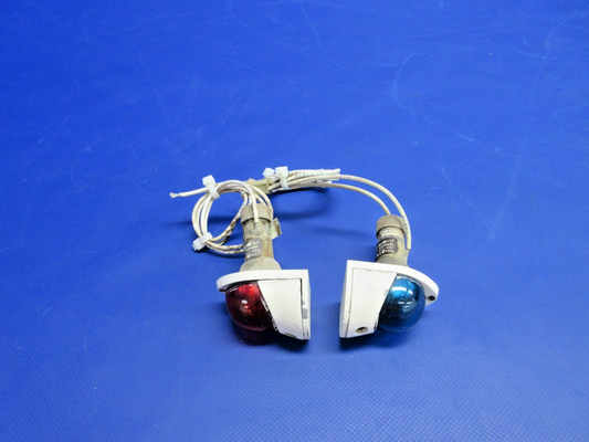 Grimes Wing Tip Position Lights LH & RH P/N A-1815A-R-12 TESTED (0826-864)0