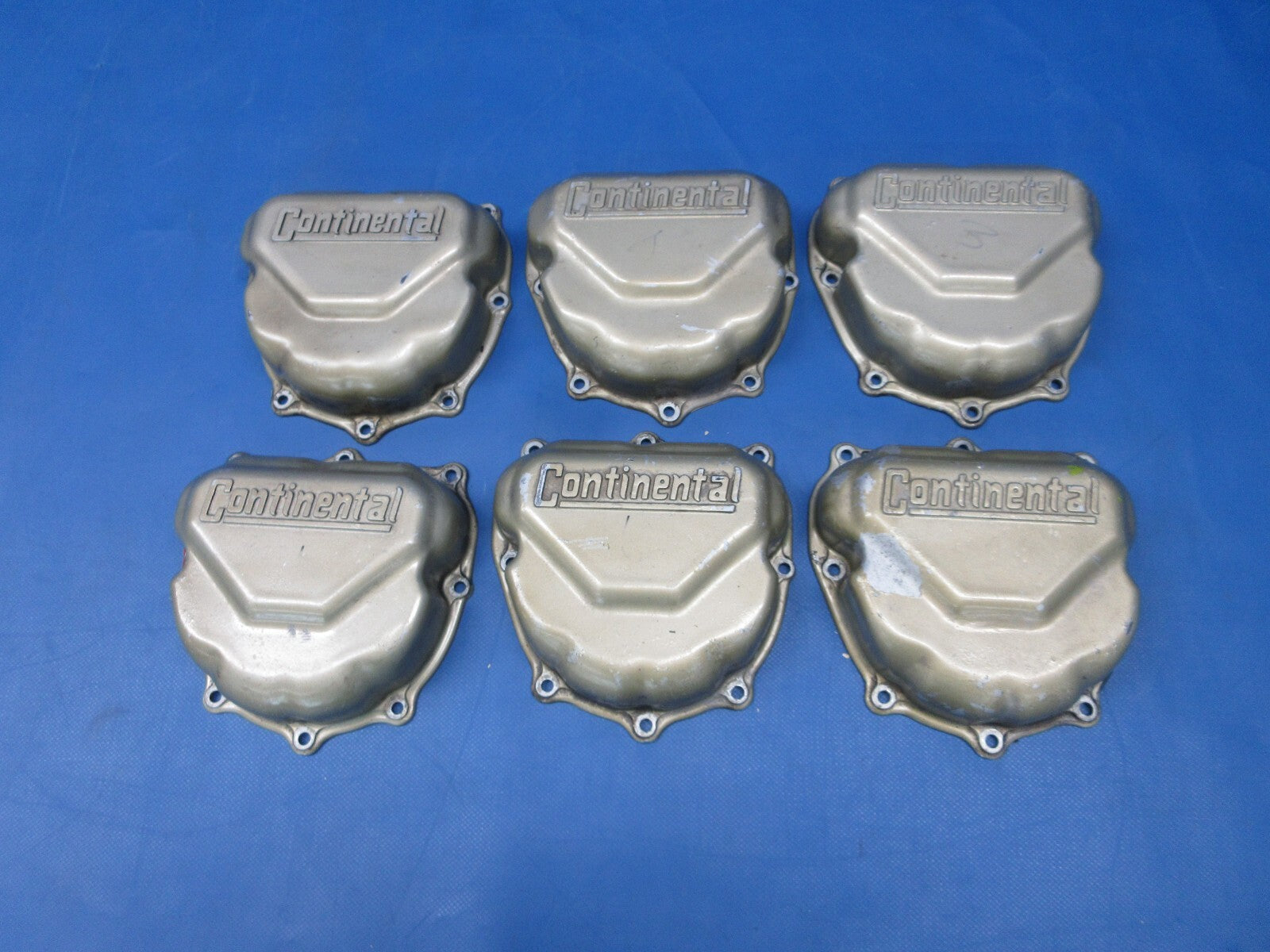 Continental TSIO-520-E9B Rocker Valve Cover P/N 625615-L LOT OF 6 (0924-1249)0