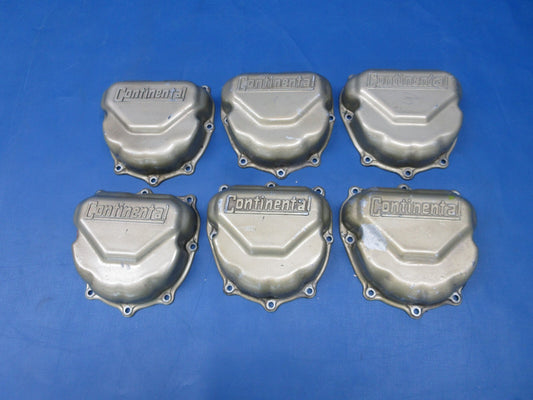 Continental TSIO-520-E9B Rocker Valve Cover P/N 625615-L LOT OF 6 (0924-1249)0