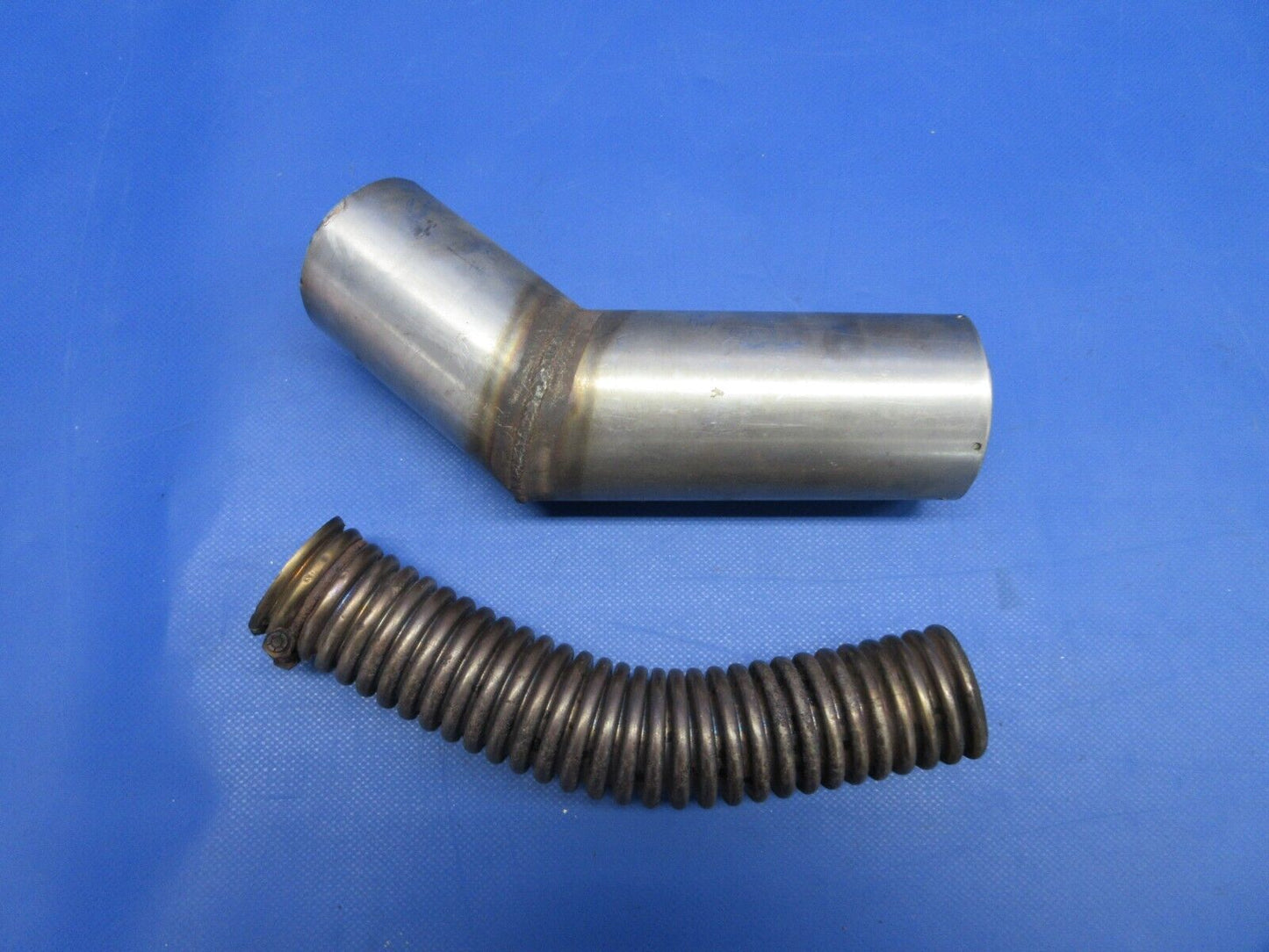 Piper PA-23-250 Aztec Heater Exhaust Tube & Shroud Assy P/N 18793-00 (0624-846)