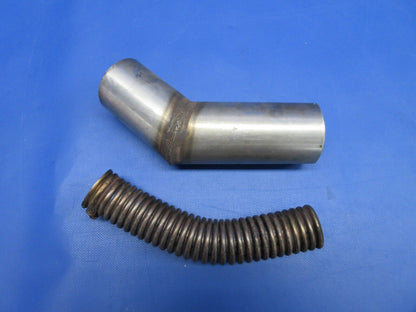 Piper PA-23-250 Aztec Heater Exhaust Tube & Shroud Assy P/N 18793-00 (0624-846)