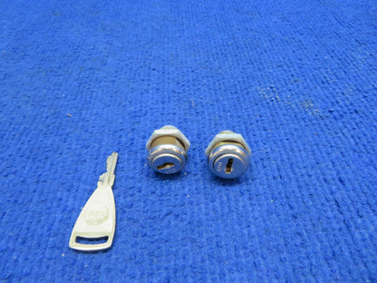 Cessna Baggage Lock & Door Lock w/ Key P/N 5500004-803 LOT OF 2 NOS (0622-24)