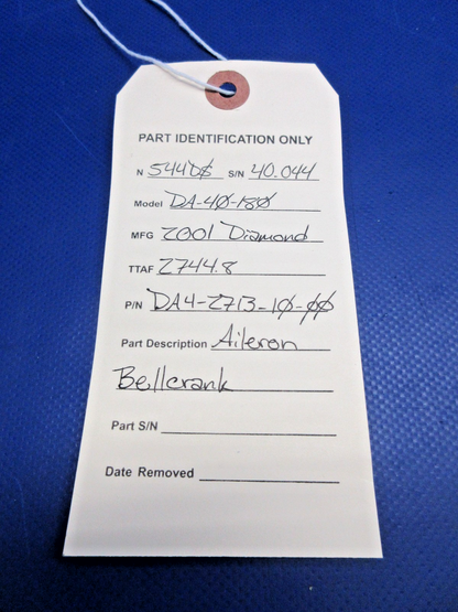 Diamond DA-40 Aileron Bellcrank P/N DA4-2713-10-00 (0926-883)7