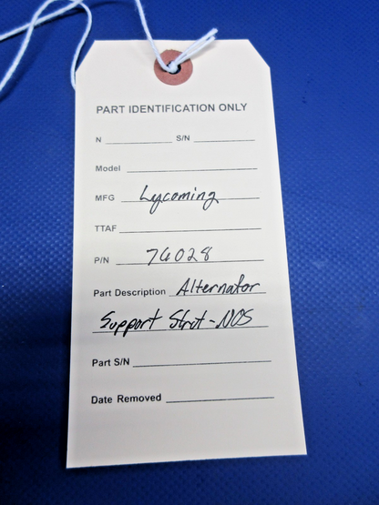 Lycoming Alternator Support Strut P/N 76028 NOS (0526-960)14