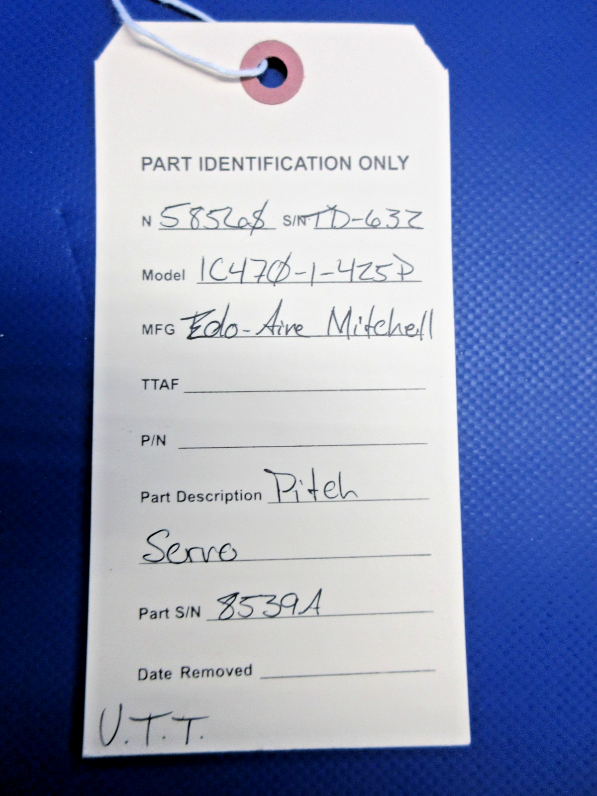 Beech D95A Travel Air Edo-Aire 1C470-1-425P Mitchell Pitch Servo (0326-752)9