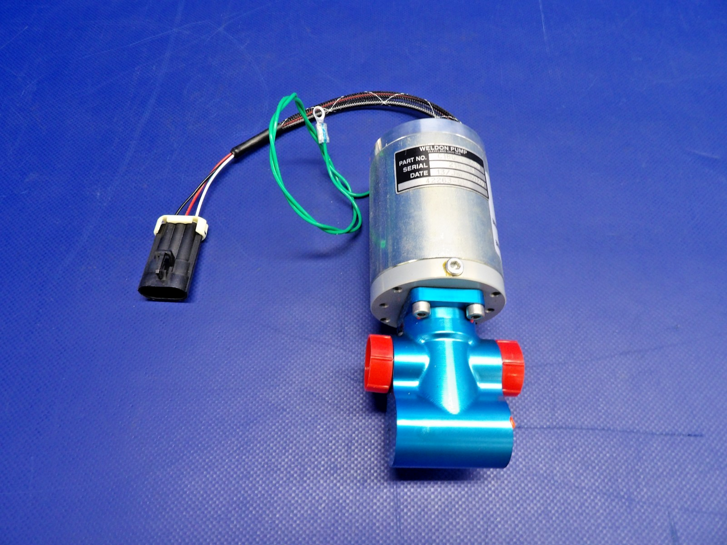 Weldon Electric Fuel Pump 28V P/N C18050-2B8 NOS WARRANTY (0426-1302)5