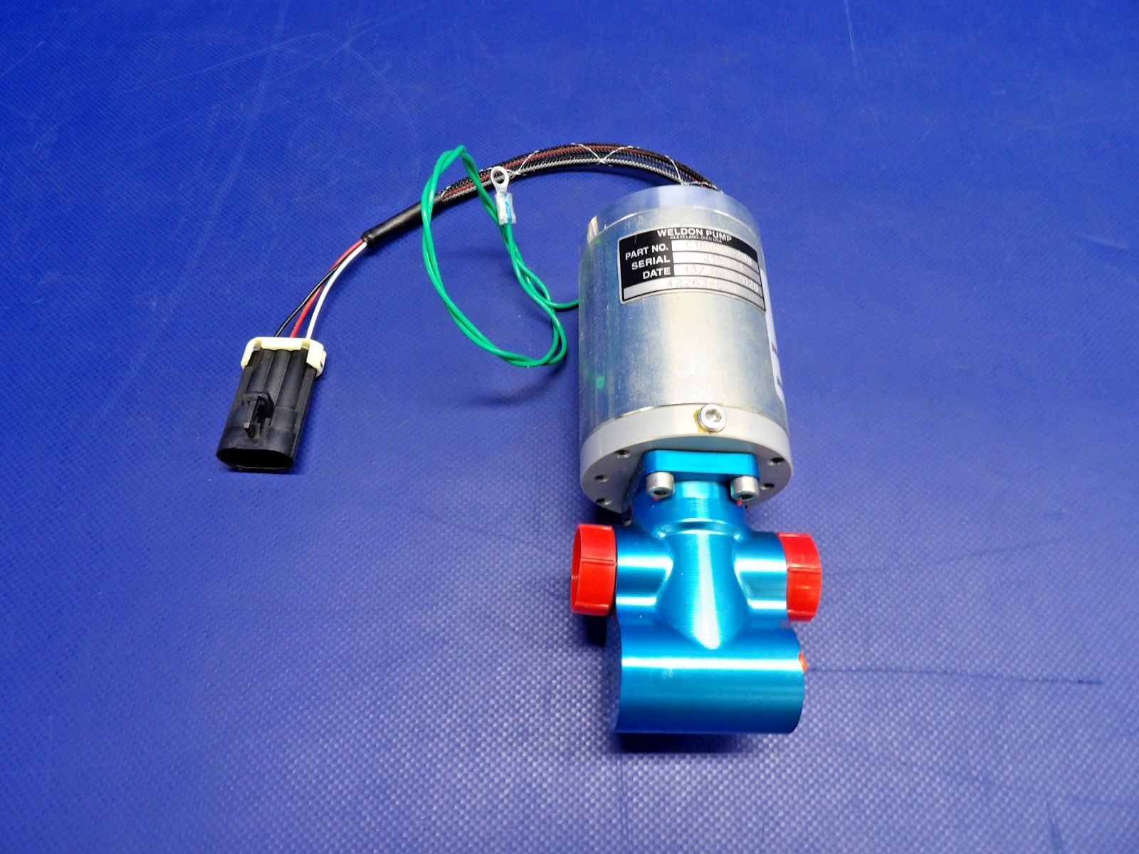 Weldon Electric Fuel Pump 28V P/N C18050-2B8 NOS WARRANTY (0426-1302)5