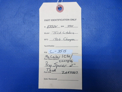 Champion 7ECA McCauley 1C90 / CLM7246 Prop Spacer P/N C-3515 (0924-1431)
