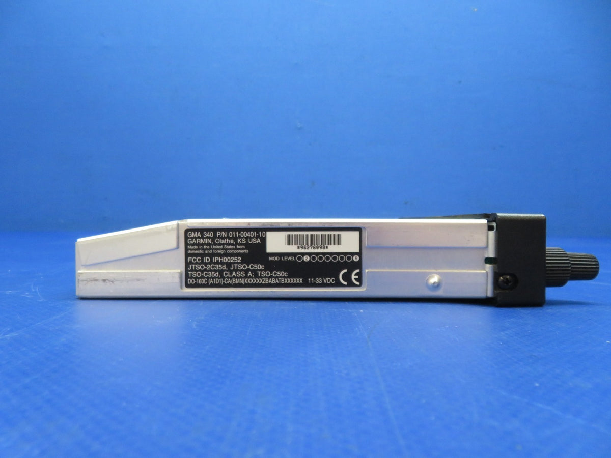 Garmin GMA-340 Audio Panel 11-33v P/N 011-00401-10 TESTED w/ 8130 (0926-107)8