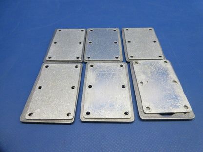 Piper PA-32RT-300T Lance II Seat Attachment Plate 99140-00 LOT OF 6 (0924-846)