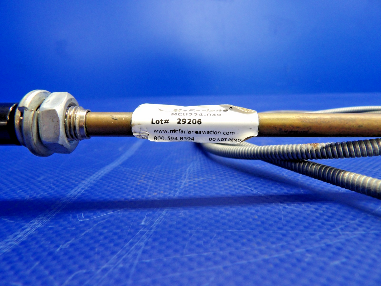 Cessna 172 / 172G McFarlane Cabin Heat Control Cable P/N MCU224-072 (0326-1228)3