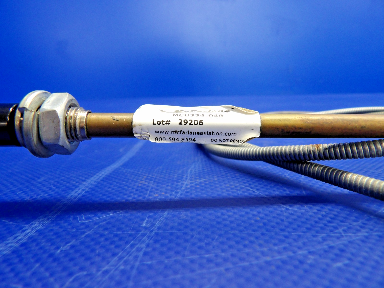 Cessna 172 / 172G McFarlane Cabin Heat Control Cable P/N MCU224-072 (0326-1228)3