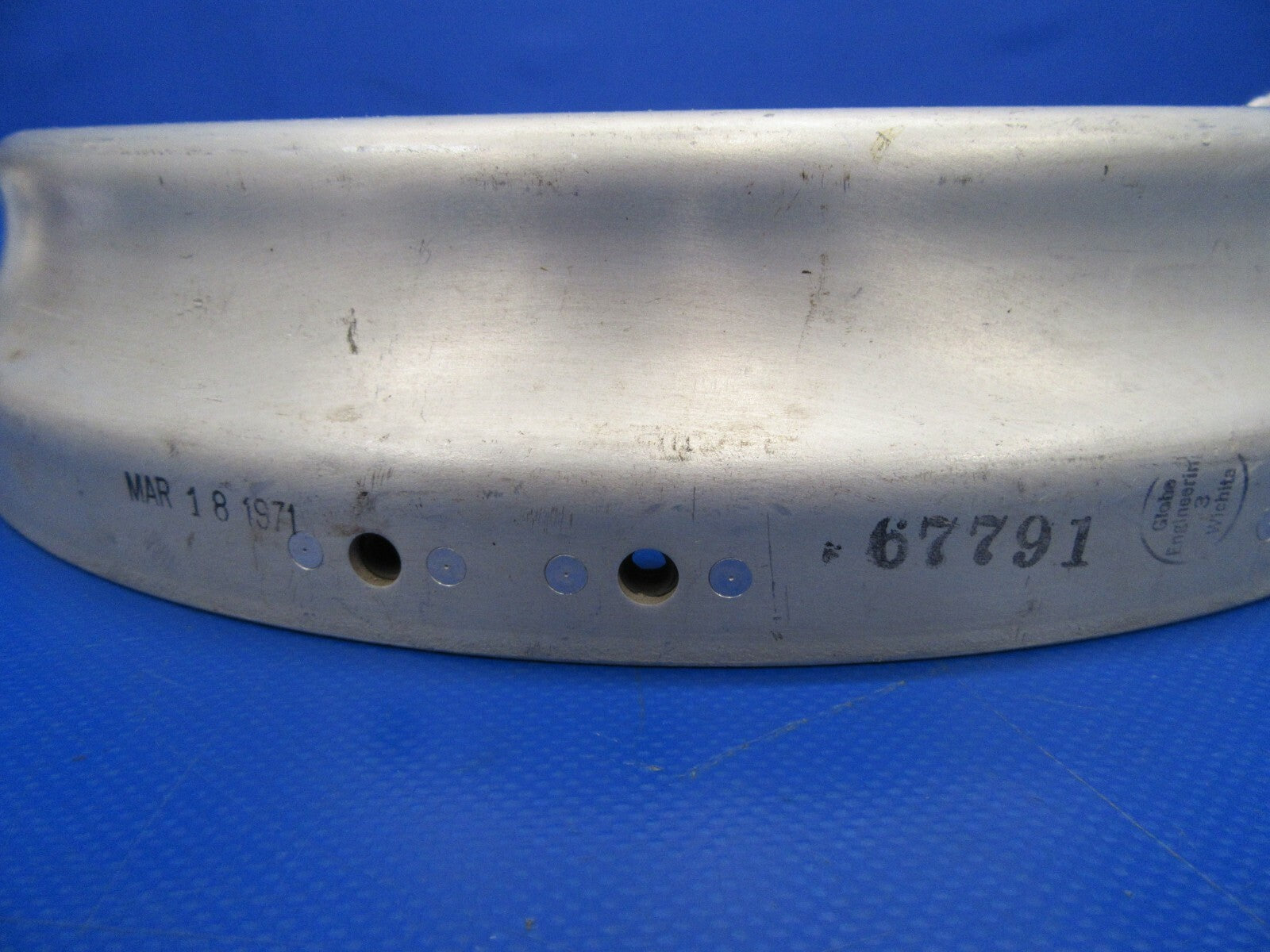 Piper Aft Spinner Bulkhead P/N 67791-00 NOS (0519-175)1