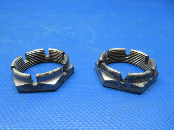 =Beech C24R Sierra MG Axle Nut 1-3/4" P/N AN7502-24 LOT OF 2 (0524-1180)