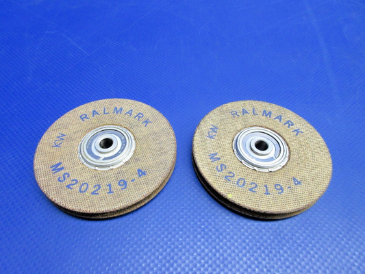 Beech Secondary Control Pulley P/N MS20219-4 LOT OF 2 NOS (0426-874)0
