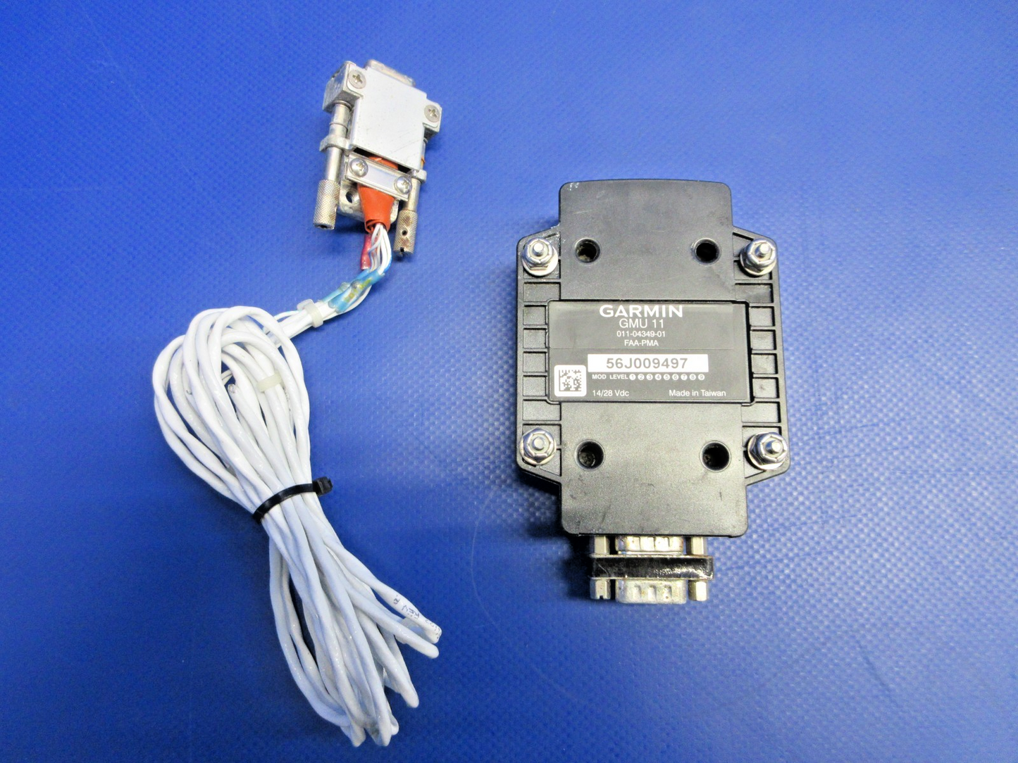 Garmin Gmu 11 Magnetometer 14/28V w/Connector 011-04349-01 WARRANTY (0626-703)3