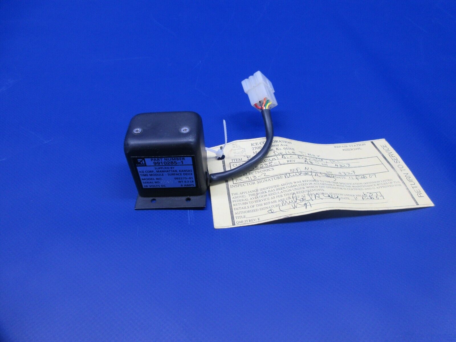 Cessna De Ice Timer Module 28V P/N 9910285-1 (1224-734)