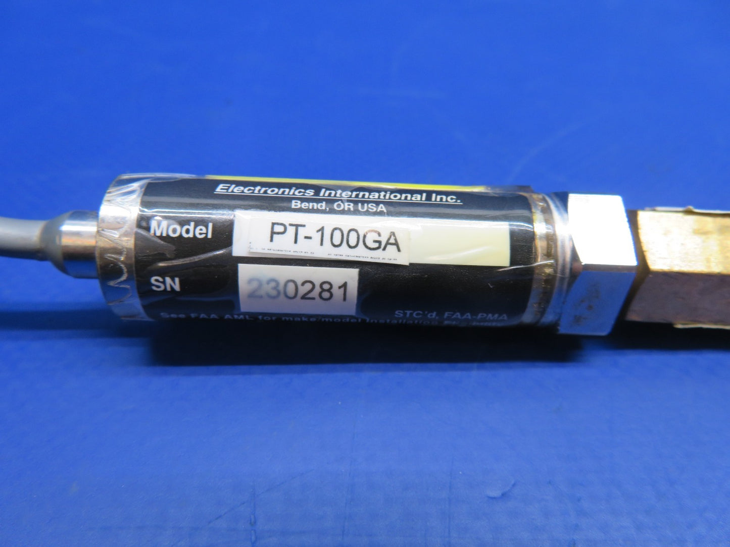 Electronics Int. Fuel Pressure Gauge 12/24V P/N TR-1-FP TESTED (0426-1713)12