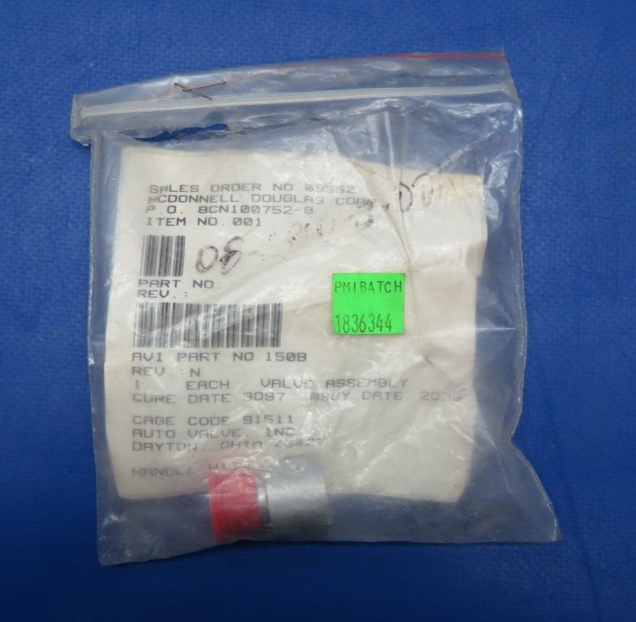Auto Valve Inc Valve Assembly P/N 150B NOS (0523-158)