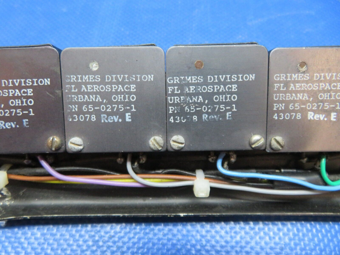 Enstrom 280FX Grimes Indicator Panel w/ Connector 65-0275-1 WARRANTY (1024-226)