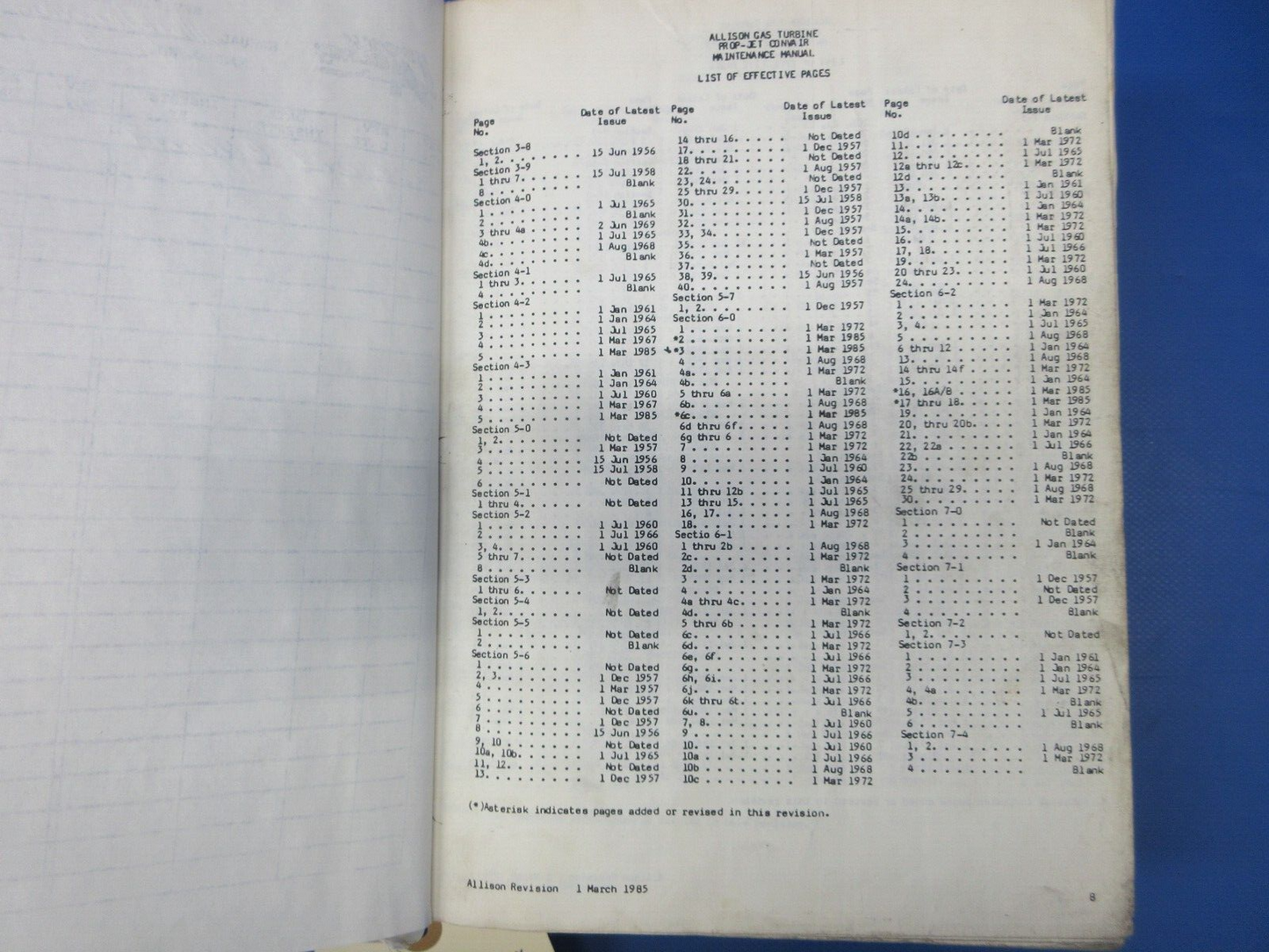 Allison / Convair Allison Prop-Jet Convair 440 Maintenance Manual (0824-1258)