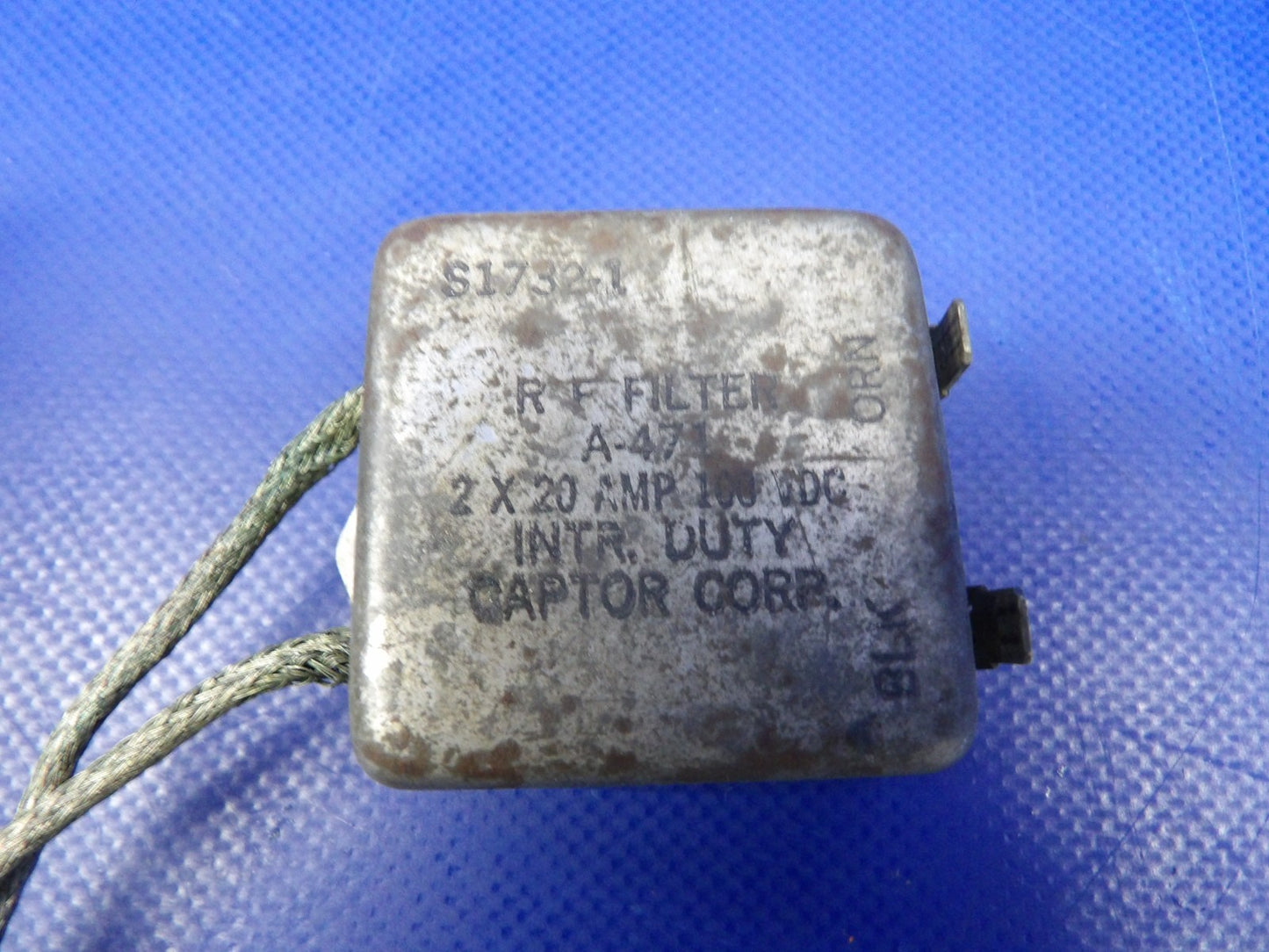 Cessna 182 / 182L Flap Actuator Motor 14V P/N C301001-0207 TESTED (0626-1516)2