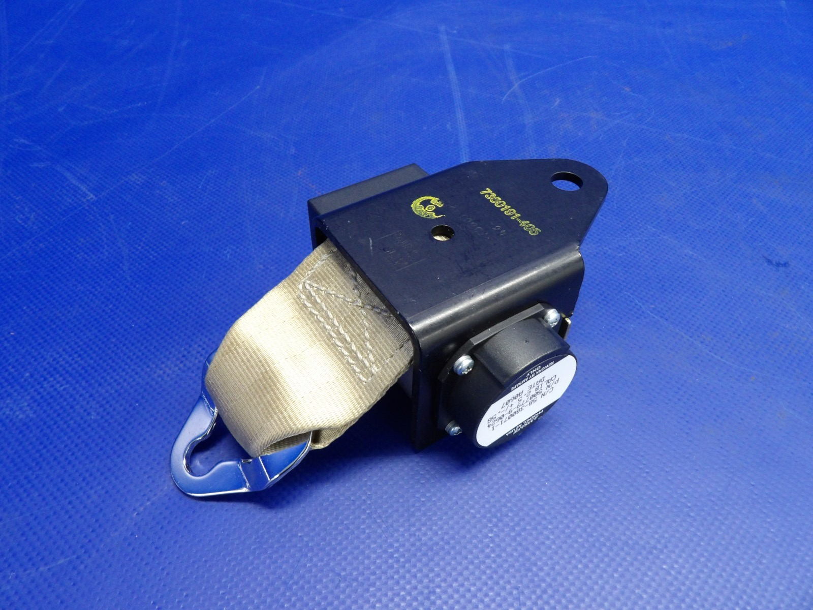 Am Safe Inertia Reel & Shoulder Harness NOS w/8130 P/N 500779-9-0624 (0326-1242)12