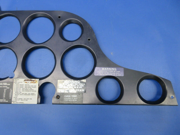 Bellanca 17-30A Viking Instrument Panel Cover P/N 196502-1 (0524-2110)