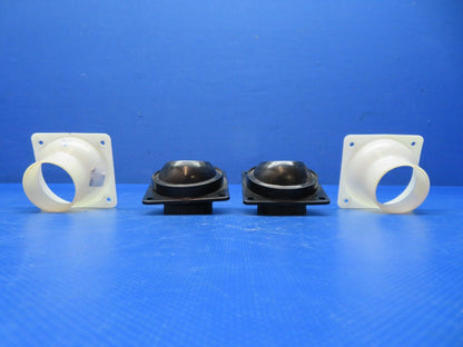 Arion LS-1 Cockpit Vent Assy w/ Hose Adapter P/N 05-04073 LOT OF 2 (0424-117)