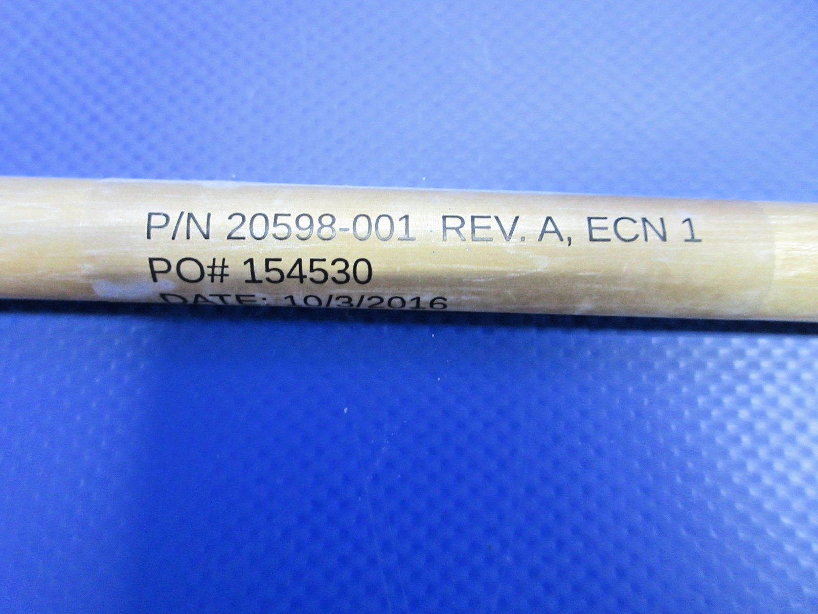 Cirrus SR20 Engine Baffle Support Tube P/N 20598-001 NOS (0326-706)2