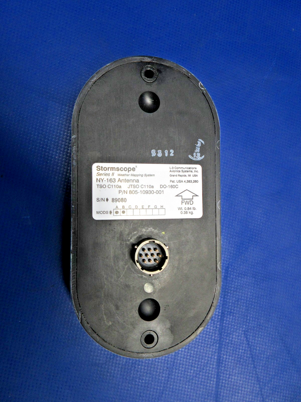 L3 Communications Stormscope Series II NY-163 Antenna 805-10930-001 (0926-844)3