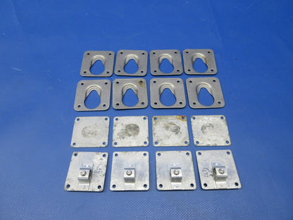 Piper PA-34-200T Rear Seat Attachment Plate Set 68094-03 LOT (0524-1244)0
