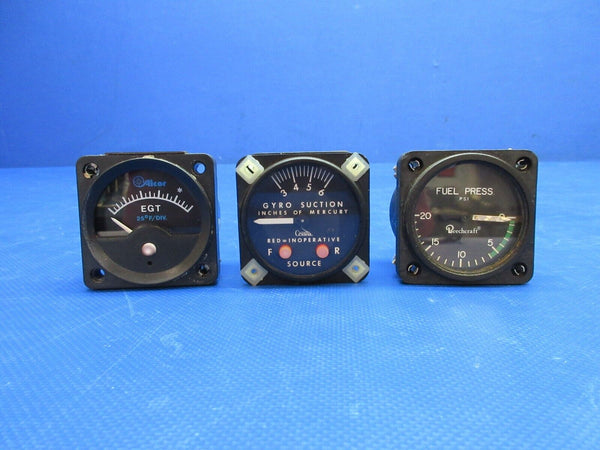 Mooney / Cessna Aircraft Instruments Man Cave / Decoration LOT OF 8 (0924-1386)