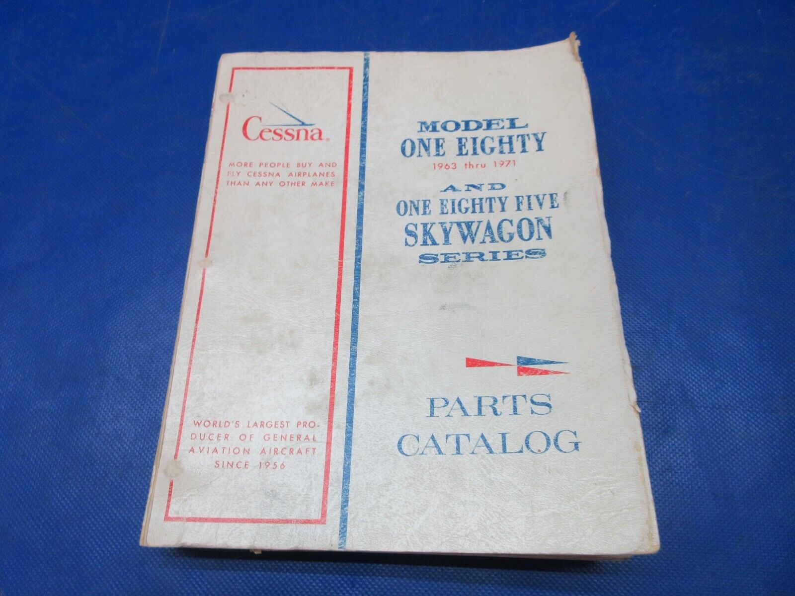 Cessna 180 & 182 1963 thru 1971 & 185 Skywagon Series Parts Catalog (1024-1303)