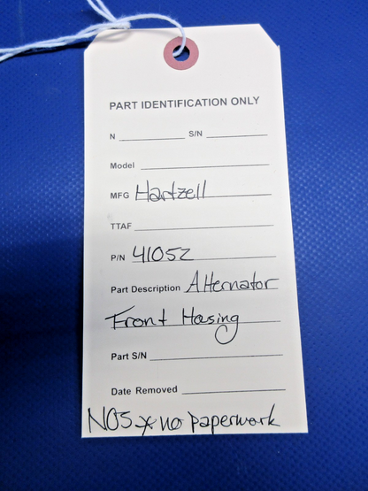 Hartzell Alternator Front Housing P/N 41052 NOS (0326-925)14