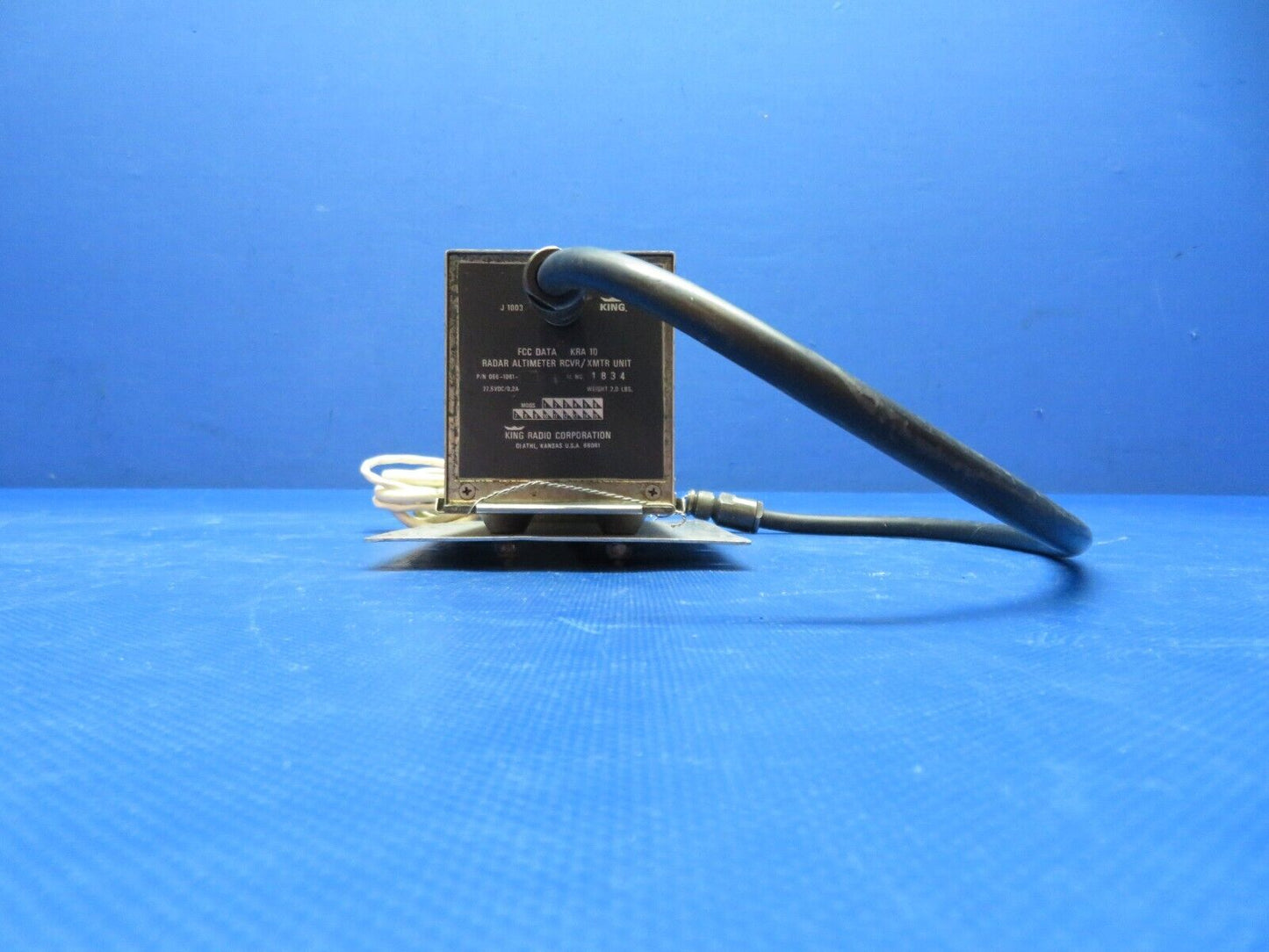 King KRA10 Radar Altimeter RCVR/XMTR & Connector 066-1061-01 WARRANTY (0824-114)