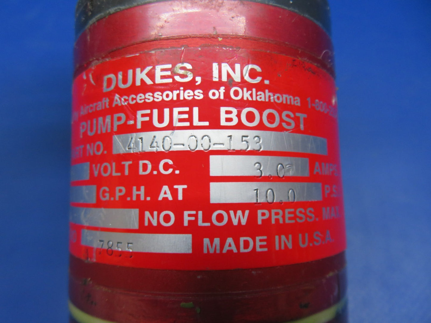 Cessna 421 Dukes Fuel Boost Pump 24/28v P/N 4140-00-153 CORE (0326-163)3