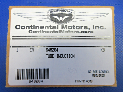 Continental LTSIO / TSIO Air Induction Tube P/N 649264 NOS (0326-775)2