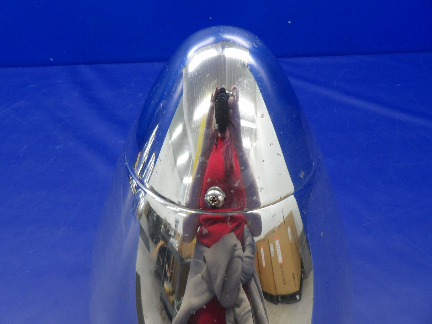 Beech Hartzell 2-Blade Polished Propeller Spinner Dome P/N C2445-1P (0226-2027)9
