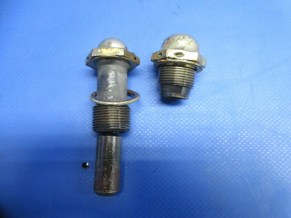 Continental E-225 Oil Pressure Relief Valve Plunger & Cap P/N 21114 (0824-894)